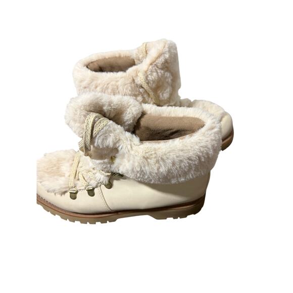 Sam Edelman Kilbourne Faux Fur Boat Size 8 - Picture 1 of 16